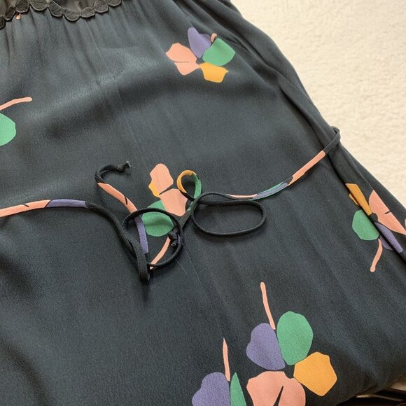 Corey Lynn Calter Anthropologie Women's Wide Leg Floral Jumpsuit Size XS Blue - Picture 6 of 14